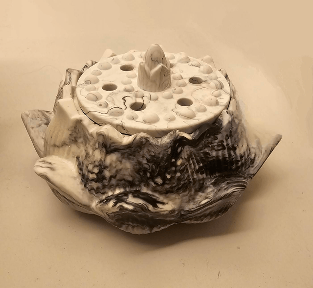 Lotus incense cone holder