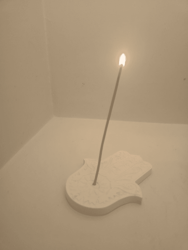 Hamsa hand incense holder